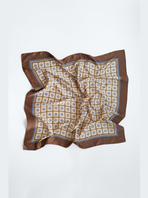 Foulard Print Scarf