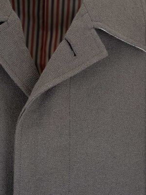 Thom Browne Rwb Stripe Detail Coat