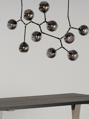 Nuevo Atom 10 Pendant Lighting - Grey