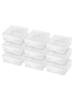 Iris 9pk Small Modular Supply Case Clear