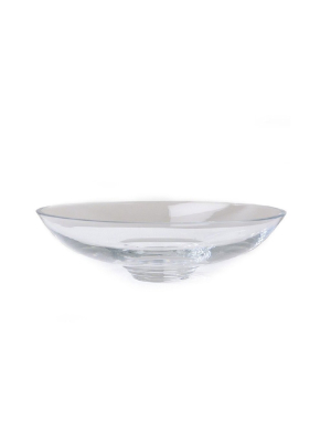 Coupe Shaped Glass Bowl