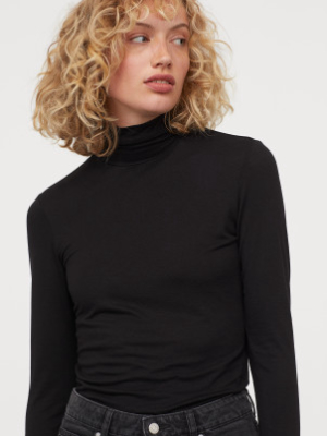 Turtleneck Top