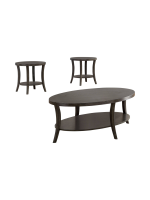 3pc Fallon Occasional Table Set Gray - Homes: Inside + Out