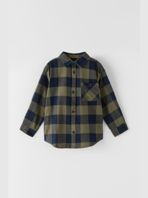 Plaid Pocket Shirt