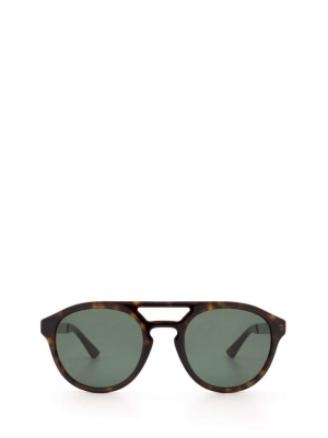 Gucci Eyewear Round Frame Aviator Sunglasses