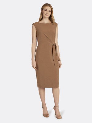 Side Tie Sheath Dress