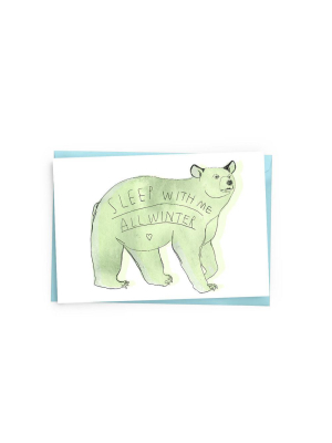 Winter Bear Card