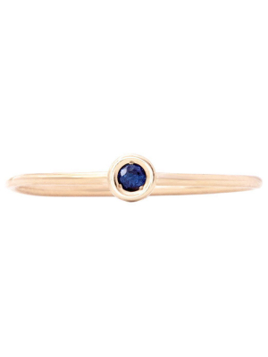 Birth Jewel Stacking Ring With Sapphire