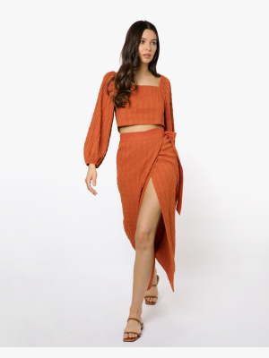 Audrey Skirt - Solid Amber