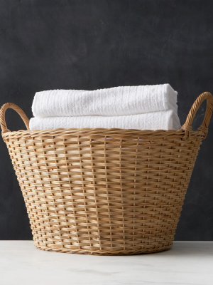 Wicker Laundry Basket