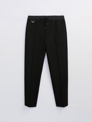 Contrast Waistband Pants