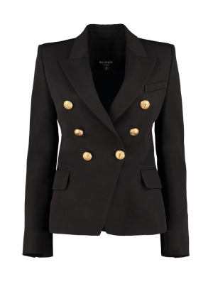 Balmain Double Breasted Fitted Blazer