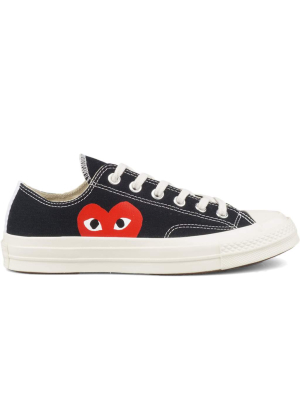 X Cdg Play Chuck Taylor Low