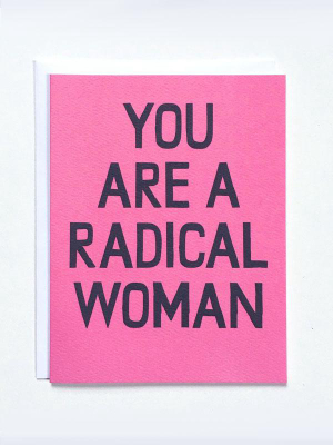 Radical Woman Card