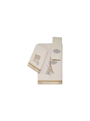 Paris Boutanique 3 Pc Towel Set