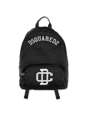 Dsquared2 Kids Logo Embroidered Backpack