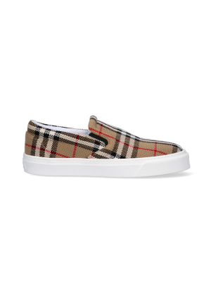 Burberry Bio-based Slip-on Sneakers