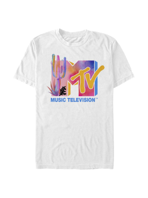 Men's Mtv Cactus And Aloe Logo T-shirt