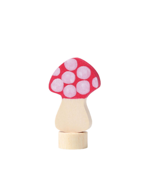 Grimm's Decorative Figurine · Pink Spotted Mushroom