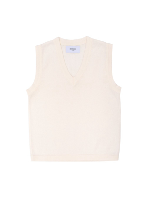 White Cotton Vest