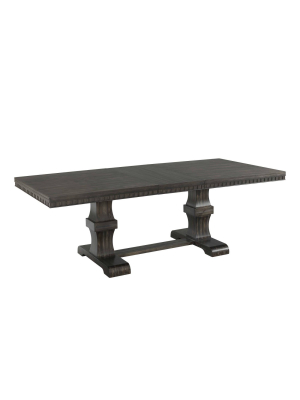 Steele Dining Table Smokey Walnut - Picket House Furnishings