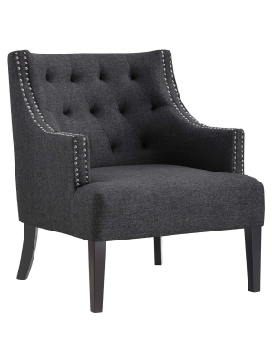 Regard Wood Armchair Gray - Modway