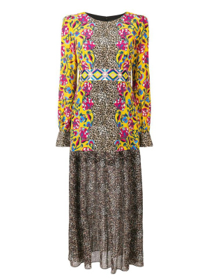 Vera Dress In Tapestry Leopard