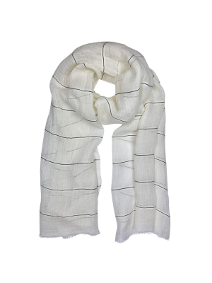 Gauze Stripe Linen Wrap