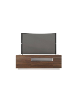 60" Cali Tv Stand Walnut/white - Nexera