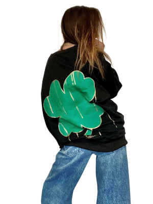 'my Lucky Sweatshirt' Painted Sweatshirt