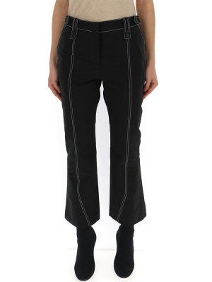 Givenchy Contrast Stitch Flared Trousers