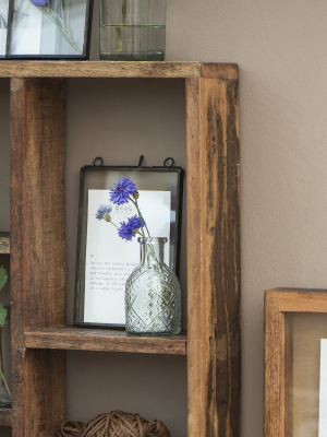 Medium Glass And Metal Photo Frame For Wall