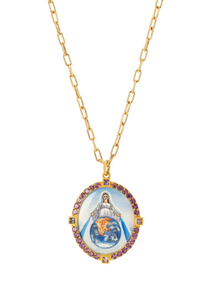 Divine Mother Of The Universe Pendant Necklace