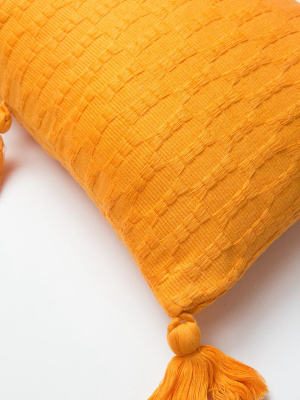 Antigua Pillow - Orange Solid