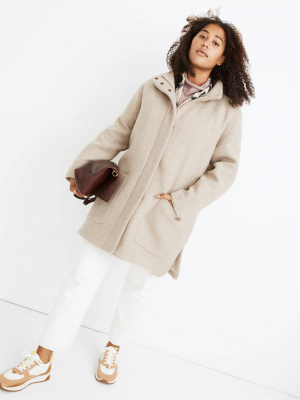 Estate Cocoon Coat In Insuluxe Fabric