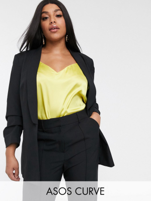 Asos Design Curve Mix & Match Suit Blazer