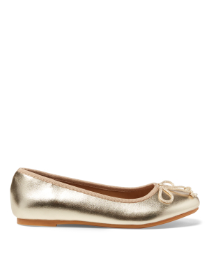 Nellie Metallic Ballet Flat