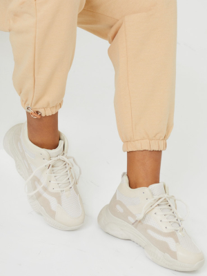 Sand High Ankle Chunky Sneakers