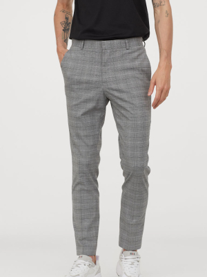 Skinny Fit Suit Pants