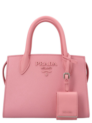 Prada Saffiano Monochrome Tote Bag