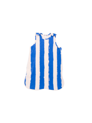 Organic Blue Stripes Sleeping Bag