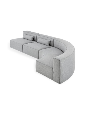 Mix Modular 3-pc Arc Sectional