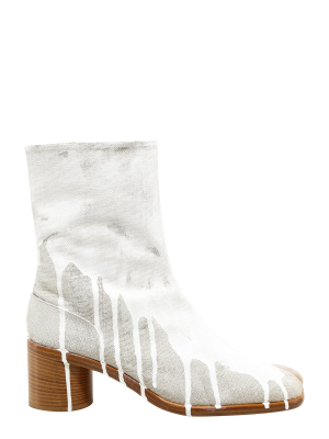 Maison Margiela Paint-effect Tabi Boots