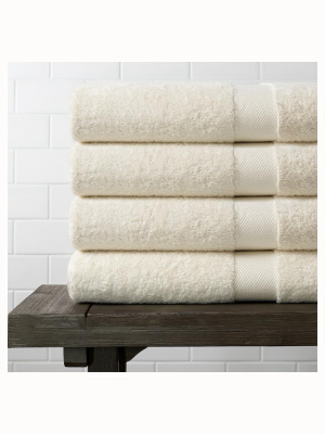 Plush Bath Towel Set Of 4