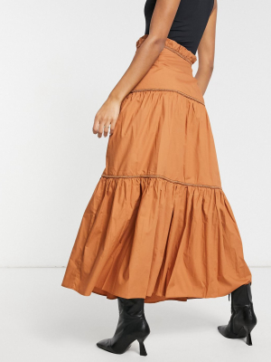 Skylar Rose Tiered Maxi Skirt