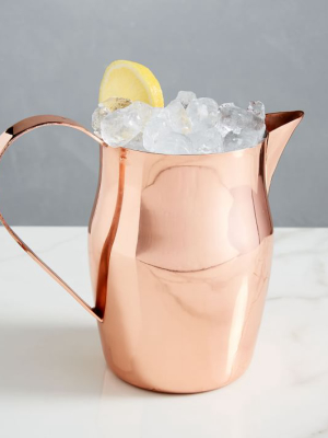 Shiny Copper Pitcher