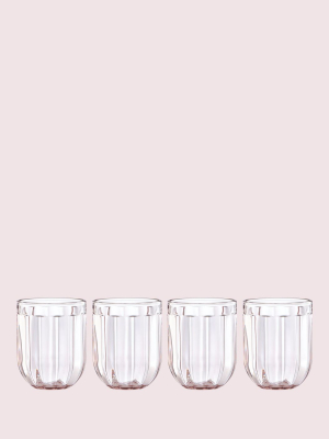 Park Circle Set Of 4 12 Oz Glasses