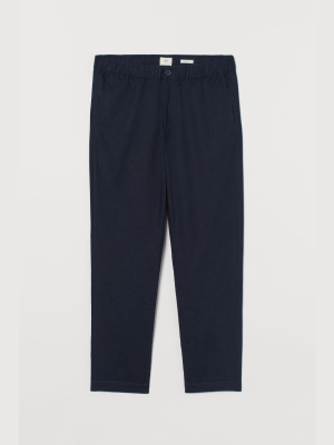 Linen-blend Pants