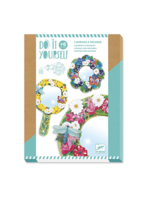 Pretty Flower Diy Mirrors Craft Kit