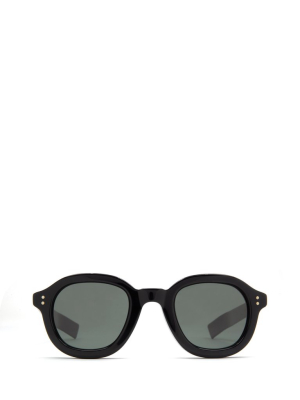 Lesca Largo Round Frame Sunglasses